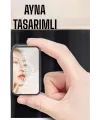 Aynalı Bluetooth Kulaklık Telefon Standlı Dijital Göstergeli