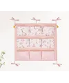 Baby 9 Cepli Bağlamalı Beşik Kenarı Düzenleyici (pembe)