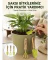 Çiçek Bakımı İçin Bahçe El Aletleri Seti