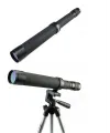 Baigish Zt8-24X40 Rus Model  Zoomlu Deri Çantalı Tripot Bağlanan Tekli Dürbün