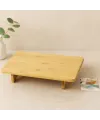 Bambu Ahşap Dikdörtgen Sunum Panosu 32.5x21.5 cm Ayaklı 5 cm