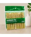 Bambu Ahşap Mandal 20li