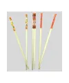 Bambu Chopstick Çubuk Yemek Çubuğu Yıkanabilir Tekrar Kullanılabilir (10 Çift- 20 Adet )
