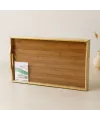 Bambu Dikdörtgen Sunum Tepsisi 50x30 cm Ayaklı