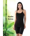 Bambu Kadın Askılı Atlet Siyah