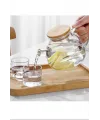 Bambu Kapaklı Borosilikat Cam Demlik 1000ml Royaleks-CM-2000