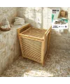 Bambu Kirli Çamaşır Sepeti 40x35x60 cm