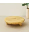Bambu Sunum Tabağı Ayaklı 11x11 cm