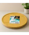 Bambu Yuvarlak Sunum Tepsisi 24.5 cm Ayaklı