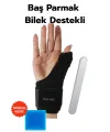 Baş Parmak Ve Bilek Destekli El Bilekliği Metal Atel De Quarvein Termojelli