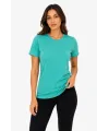 Basic Tişört Bisiklet Yaka Kısa Kol Günlük Yazlık Slim Fit T-Shirt - Su Yeşili