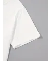 Baskılı Oversize Bisiklet Yaka T-shirt - Beyaz