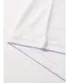 Baskılı Oversize Bisiklet Yaka T-shirt - Beyaz