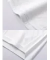Baskılı Oversize Bisiklet Yaka T-shirt - Beyaz