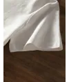 Baskılı Oversize Bisiklet Yaka T-shirt - Beyaz