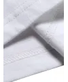 Baskılı Oversize Bisiklet Yaka T-shirt - Beyaz