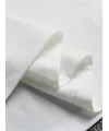 Baskılı Oversize Bisiklet Yaka T-shirt - Beyaz