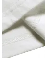 Baskılı Oversize Bisiklet Yaka T-shirt - Beyaz