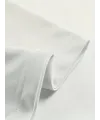 Baskılı Oversize Bisiklet Yaka T-shirt - Beyaz