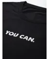 Baskılı Oversize T-shirt - Siyah