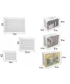 Bavul İçi Organizer Seti  Yatak Odası Organizer Set  Makyaj Organizer Mini Hurçlar (6 Parça)