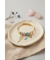 Baykuş Model Gold Renk Charmlı Bileklik