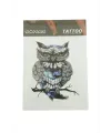 Baykuş Tattoo Dövme Sticker