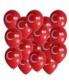 Bayraklı Balon 12inc 100 Parça