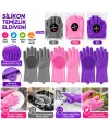 Baysa-445 ( 2pcs ) ( Renkli Silikon & Tırtırlı ) Bulaşık Eldiveni*200