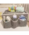 Bebek Beşik Başucu Düzenleyici Kapaklı 5 Bölmeli Organizer