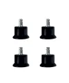 Bekleme Bingo Ayak Geçmeli Pimli - 50MM - Siyah 11MM HKS282 - 4 Adet
