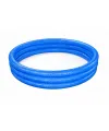 Bestway-51027 ( 3 Halka ) ( 480lt ) Yuvarlak Mavi Şişme Havuz ( 1.83mx33cm & 6x13 )*6=k