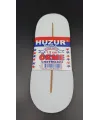 Beyaz - 1.5cm Paça Lastik Yassı Gniş 10mt.