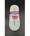 Beyaz - 2cm Paça Lastik Yassı Geniş 10mt