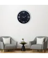Beyaz 40 Cm Metal Modern Duvar Saati