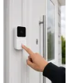 Beyaz Akıllı Güvenlik Kapı Zili | Telefon Kontrollü Wi-fi Görüntülü Kapı Zili