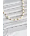 Beyaz Doğal Deniz Kabuğu Dizi Kadın Kolye