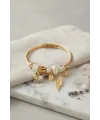 Beyaz Kelebek Model Charmlı Bileklik