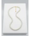 Beyaz Kültür İncisi Kolyeler 40+5 Cm  - Kl0299