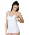 ieg™ BEYAZ MI  1413 Modal Cotton Kaplı Emzirme Atlet