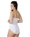 ieg™ BEYAZ MI  1415 Modal Cotton Çıtçıtlı İnce Askılı Body