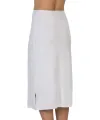 ieg™ BEYAZ MI  1439 Modal Cotton Uzun Jupon