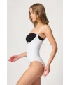 ieg™ BEYAZ MI  2043 Göğsü Açık Agraflı Body Korse