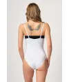ieg™ BEYAZ MI  2043 Göğsü Açık Agraflı Body Korse