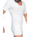 ieg™ BEYAZ MI  E1010 Yarım Kol Erkek Korse Atlet