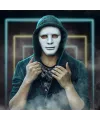 Beyaz Renk Hip Hop Anonim Jabbawockeez Dans Maskesi 18x19 Cm
