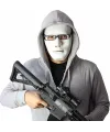 Beyaz Renk Hip Hop Anonim Jabbawockeez Dans Maskesi 18x19 Cm