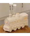 Beyaz Renk Tren Tasarımlı Hava Nemlendirici