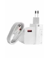 Beyaz Ultra Plus Hızlı Şarj Seti Şarj Adaptörü Ve Kablosu 67w