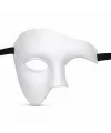 Beyaz Yarım Erkek Maske – Phantom Parti & Balo Maskesi